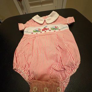 sHRIMP & gRITS SIZE 6 MONTHS onsie